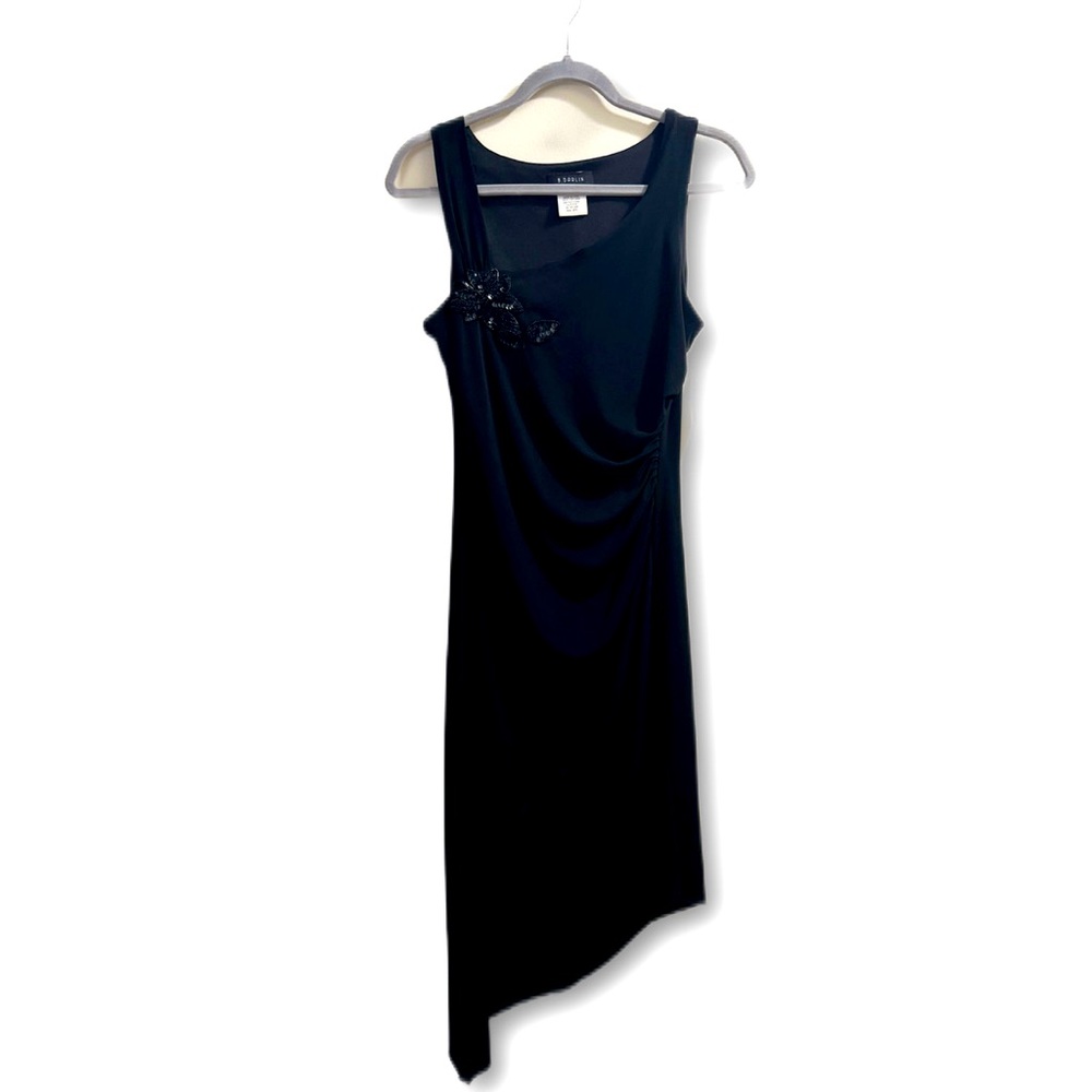 B Darlin black dress, detailed beading. Bought for a wedding and never wore.